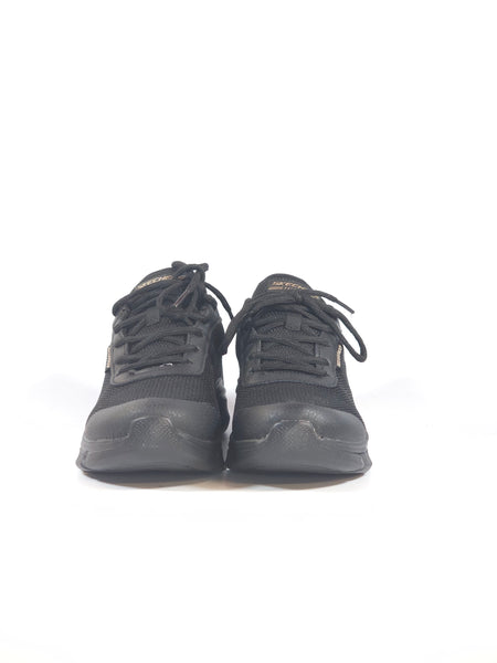 SKECHERS - SCARPA DA GINNASTICA NERA WATERPROOF RESISTENTE ALL'ACQUA PER DONNA CON MEMORY FOAM 117351