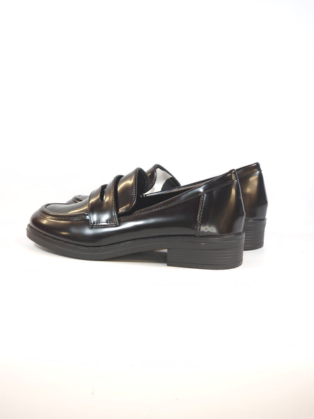 dalzoppo.it - MOCASSINO CLASSICO COLLEGE NERO LUCIDO PER DONNA MBA181