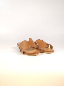 KAMMI - CIABATTA DONNA IN PELLE CUOIO MH5102