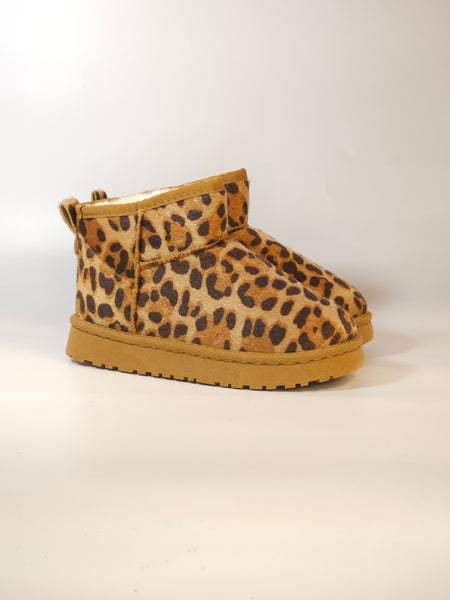 dalzoppo.it - STIVALETTO CARAMELLO LEOPARDATO CON PELO INTERNO PER BAMBINI 20400