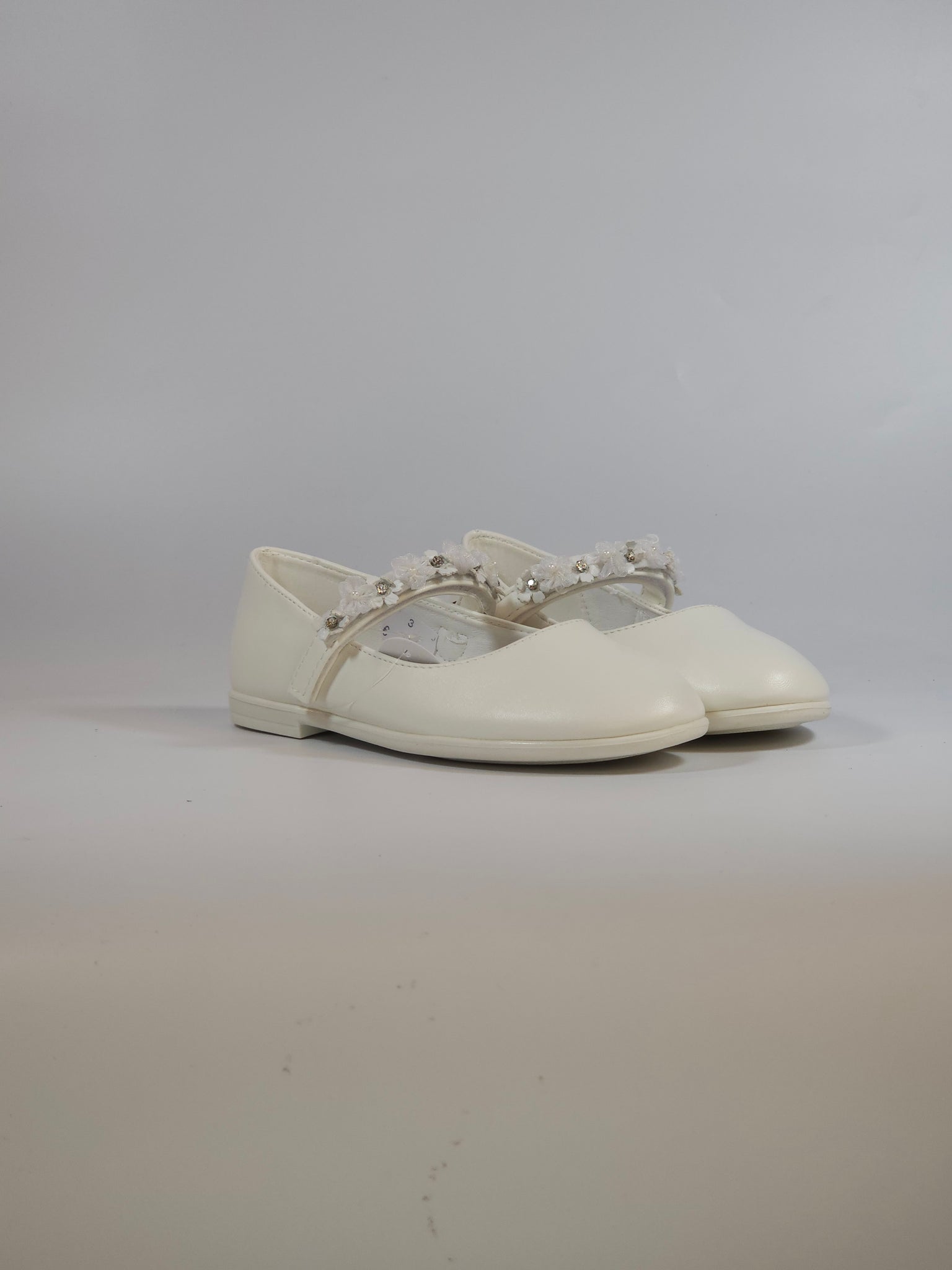 dalzoppo.it - BALLERINA ELEGANTE BIANCA PERLATA PER BAMBINA IDEALE PER CERIMONIE GD4057