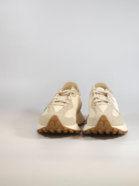 NEW BALANCE - SCARPA DA GINNASTICA 327ASL BIANCA E BEIGE PER DONNA ASL
