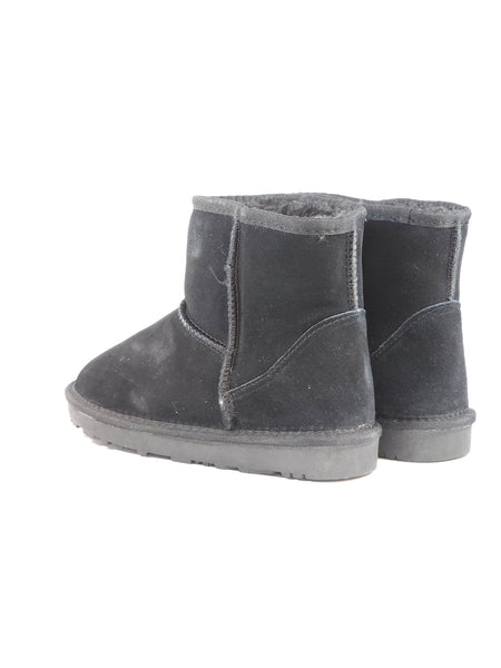 dalzoppo.it - STIVALETTO NERO IN PELLE SCAMOSCIATA CON PELO INTERNO PER DONNA 5854