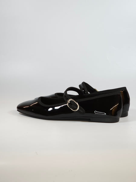 dalzoppo.it - BALLERINA IN VERNICE NERA CON CINTURINO 68QG