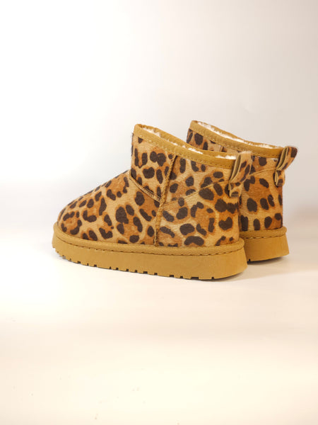 dalzoppo.it - STIVALETTO CARAMELLO LEOPARDATO CON PELO INTERNO PER BAMBINI 20400