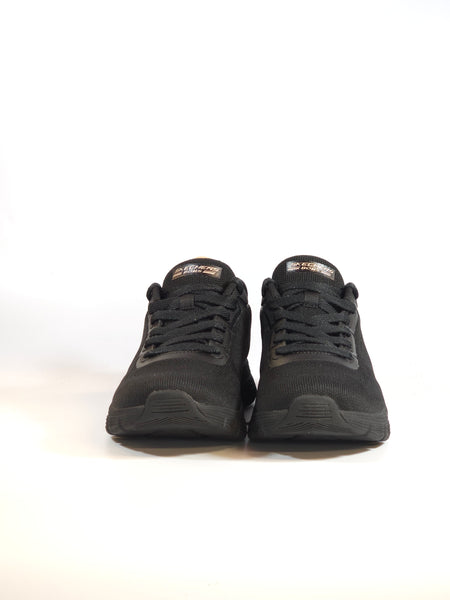 SKECHERS - SCARPA DA GINNASTICA TUTTA NERA PER DONNA CON MEMORY FOAM 117700