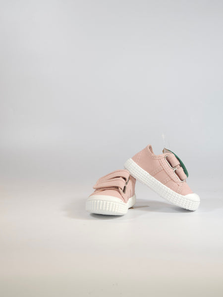 VICTORIA - SCARPA SPORTIVA SNEAKERS ROSA SKIN IN TELA CON STRAPPI PER BAMBINA 36606