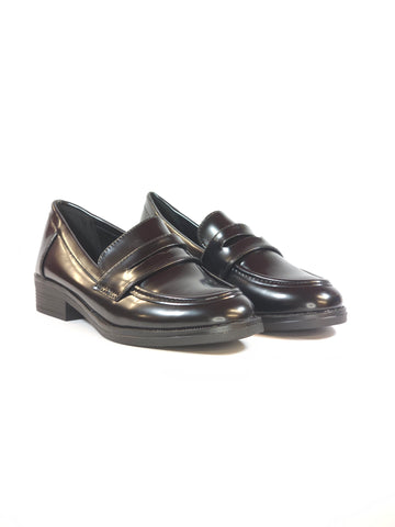 dalzoppo.it - MOCASSINO CLASSICO COLLEGE NERO LUCIDO PER DONNA MBA181
