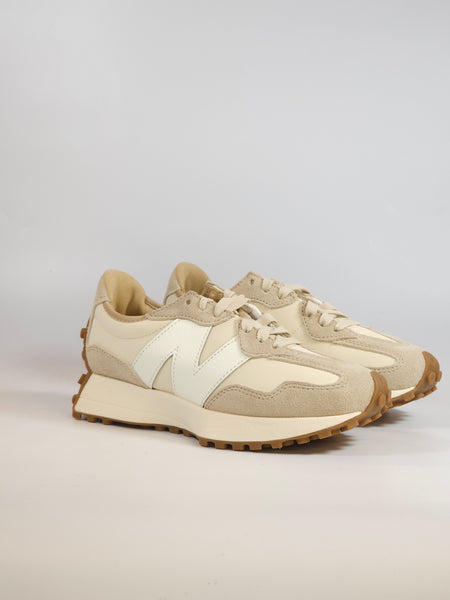 NEW BALANCE - SCARPA DA GINNASTICA 327ASL BIANCA E BEIGE PER DONNA ASL