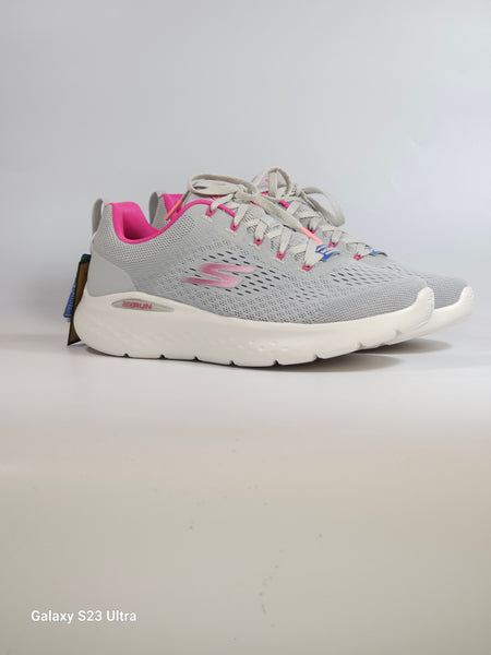 SKECHERS - SCARPA DA GINNASTICA GRIGIA E FUXIA PER DONNA CON MEMORY FOAM GO RUN IDEALE PER CORRERE 129423