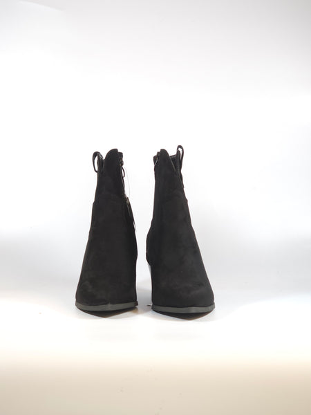 dalzoppo.it - STIVALE TEXANO BASSO A TRONCHETTO SCAMOSCIATO NERO CON TACCO 6 CM E CERNIERA INTERNA 181-198