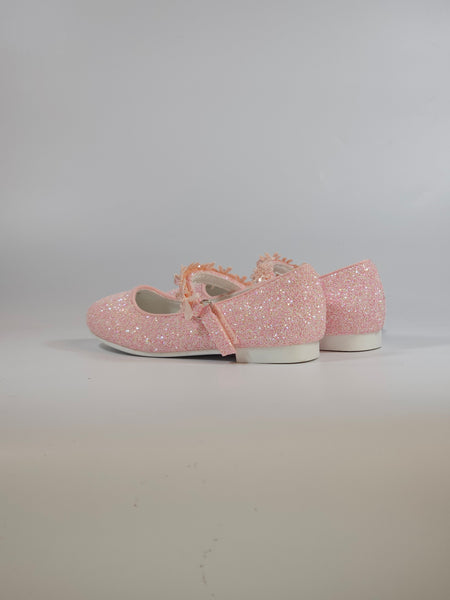 dalzoppo.it - BALLERINA ELEGANTE IN GLITTER ROSA PER BAMBINA IDEALE PER CERIMONIE GD4121