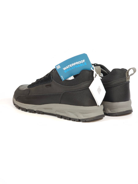 GEOX - SCARPA NERA IMPERMEABILE CON AMPHIBIOX PER UOMO U260MB