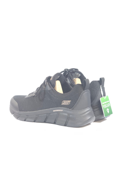 SKECHERS - SCARPA DA GINNASTICA NERA WATERPROOF RESISTENTE ALL'ACQUA PER DONNA CON MEMORY FOAM 117351