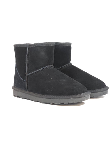 dalzoppo.it - STIVALETTO NERO IN PELLE SCAMOSCIATA CON PELO INTERNO PER DONNA 5854