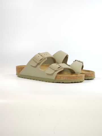 BIRKENSTOCK - CIABATTA ARIZONA CON PLANTARE VERDE FADED KHAKI