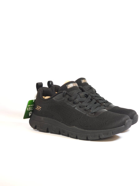 SKECHERS - SCARPA DA GINNASTICA TUTTA NERA PER DONNA CON MEMORY FOAM 117700