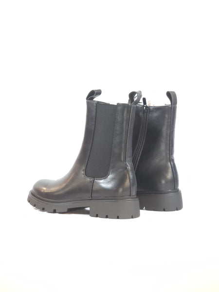 dalzoppo.it - STIVALETTO BEATLES NERO CON ELASTICI E CERNIERA INTERNA PER DONNA JH28103