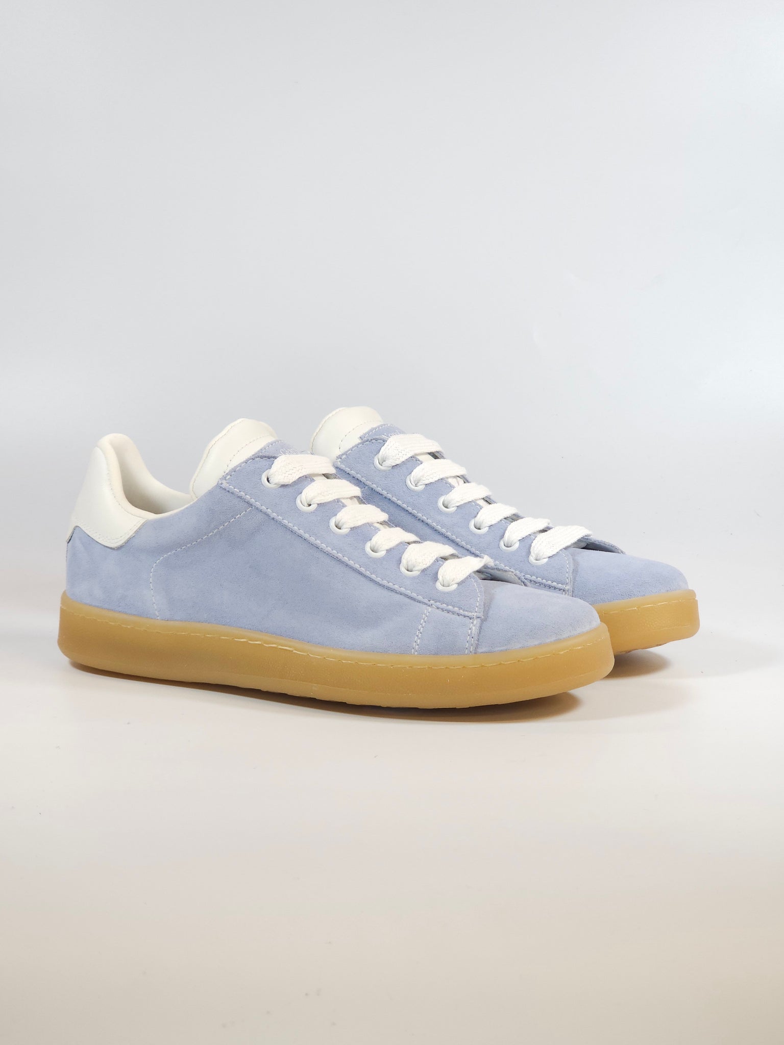 NERO GIARDINI - SCARPA SNEAKERS IN PELLE SCAMOSCIATA COLOR GLICINE CON FONDO AMBRATO PER RAGAZZA E533271