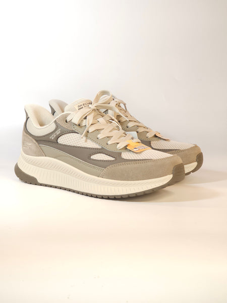 SKECHERS - SCARPA DA GINNASTICA TAUPE E GRIGIA SLIP INS SENZA UTILIZZARE LE MANI PER UOMO 118412