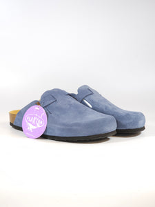 PLAKTON - CIABATTA CHIUSA UNISEX BLU IRIS CON CINTURINO REGOLABILE 171539