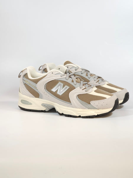 NEW BALANCE - SCARPA DA GINNASTICA 530 UNISEX MODA BIANCA LILLA BEIGE E AZZURRA CN