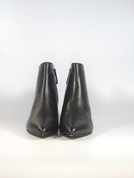 KAMMI - TRONCHETTO IN PELLE NERA CON ZIP INTERNA E TACCO 5 CM PER DONNA ADA1