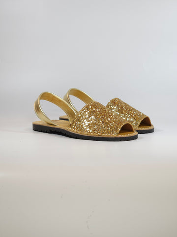 DOREA - MINORCHINA DONNA PLATINO CHAMPAGNE IN GLITTER