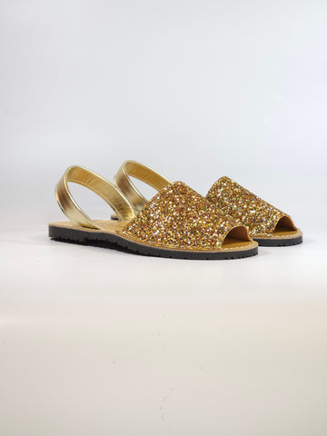 DOREA - MINORCHINA DONNA ORO IN GLITTER CANGIANTE