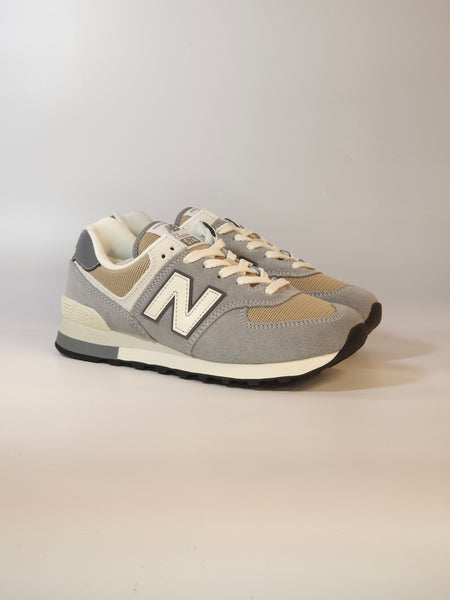 NEW BALANCE - SCARPA DA GINNASTICA 574 UOMO GRIGIA E BIANCA 6O5