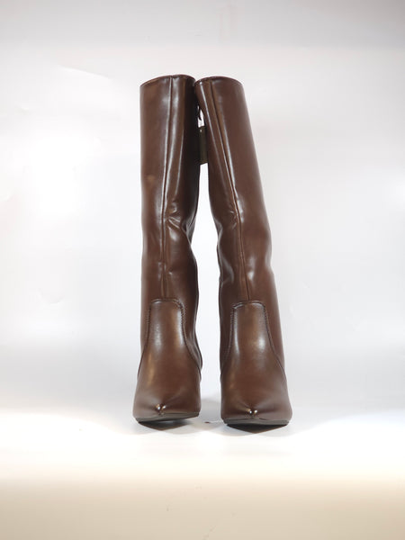 dalzoppo.it - STIVALE MARRONE A PUNTA CON TACCO 6CM CON CERNIERA INTERNA PER DONNA 181-233