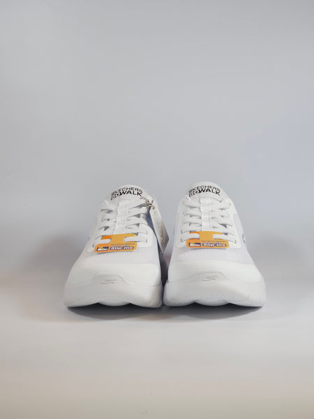 SKECHERS - SCARPA DA GINNASTICA BIANCA SLIP INS SENZA UTILIZZARE LE MANI PER UOMO 216324