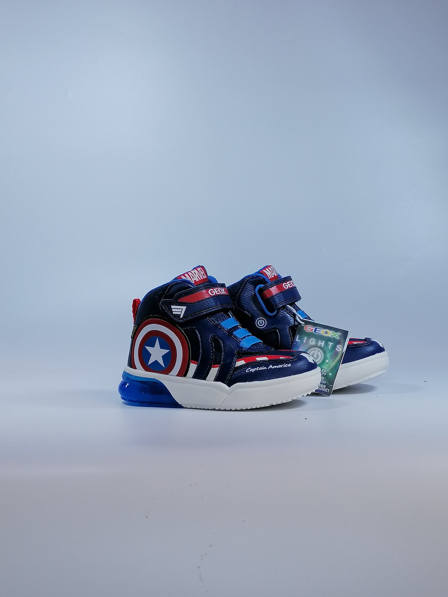 GEOX SCARPA DA GINNASTICA A STIVALETTO PER BAMBINI MARVEL AVENGERS C dalzoppo