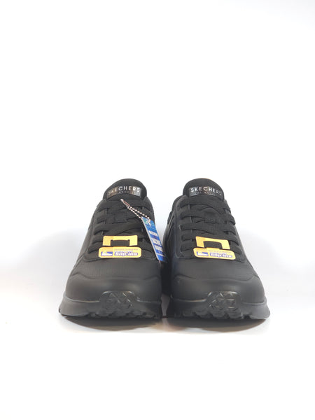 SKECHERS - SCARPA DA GINNASTICA NERA SLIP INS SENZA UTILIZZARE LE MANI PER UOMO 183125