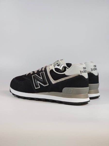NEW BALANCE - SCARPE DA GINNASTICA 574 UNISEX NERE EVB
