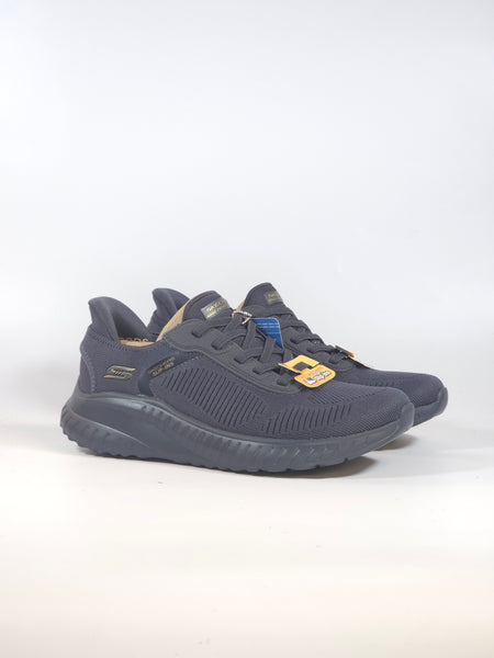 SKECHERS - SCARPA DA GINNASTICA BLU NOTTE CON TESSUTO ELASTICIZZATO SLIP INS SENZA USARE LE MANI CON MEMORY FOAM PER DONNA 117497