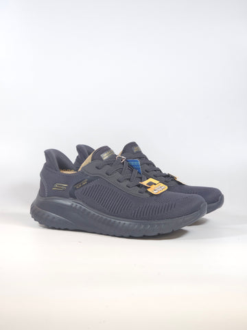SKECHERS - SCARPA DA GINNASTICA BLU NOTTE CON TESSUTO ELASTICIZZATO SLIP INS SENZA USARE LE MANI CON MEMORY FOAM PER DONNA 117497