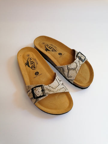 PLAKTON - CIABATTA GLITTERATA ANIMALIER 181625