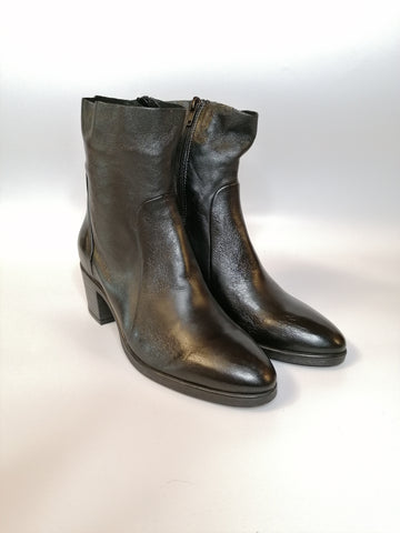 KAMMI - TRONCHETTO IN PELLE NERA ART. K80