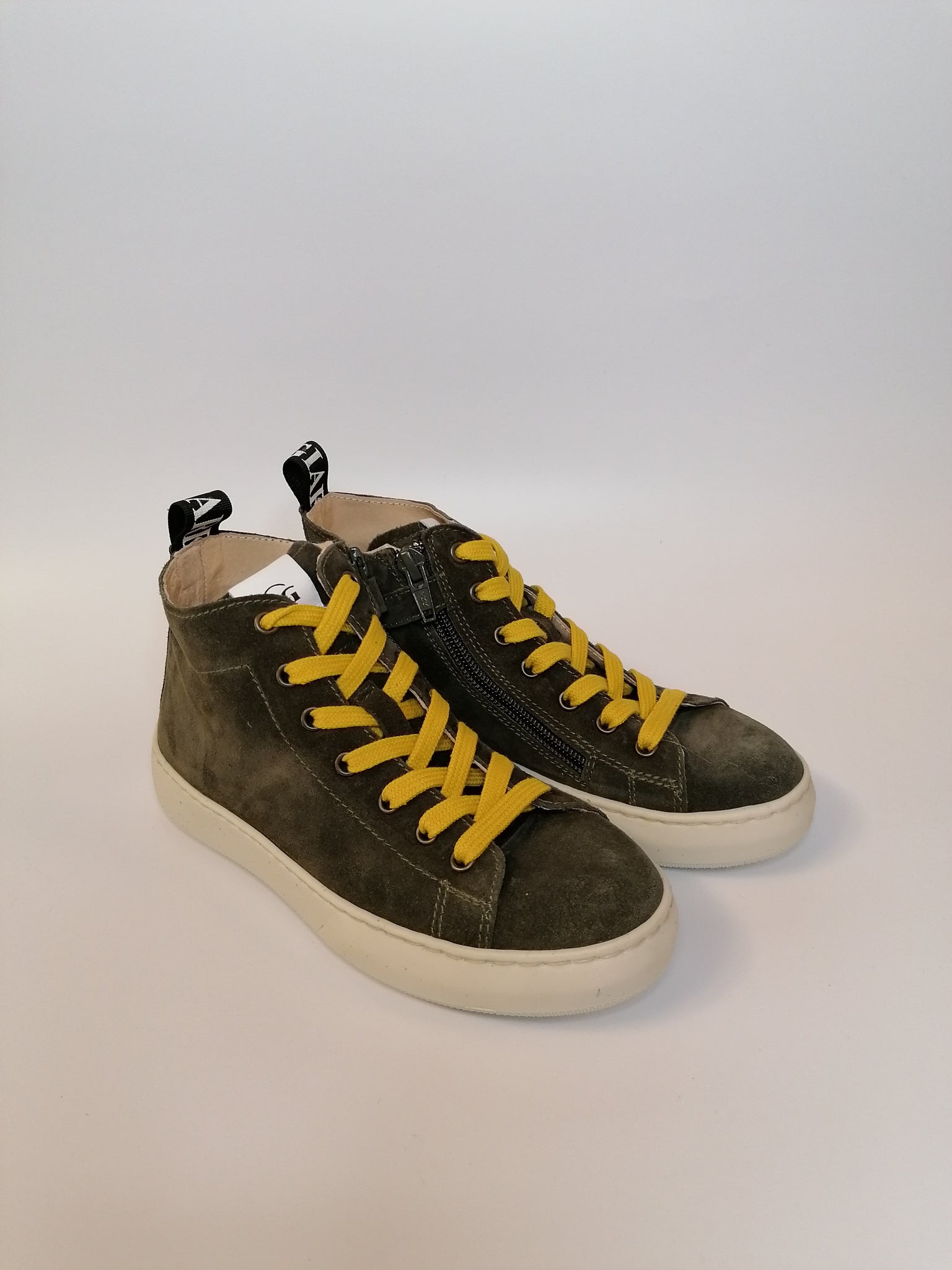 NERO GIARDINI - SNEAKERS A STIVALETTO VERDE I134142M