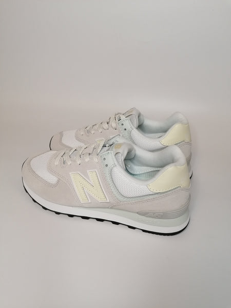 NEW BALANCE - SCARPA SPORTIVA 574 DONNA BEIGE CON DETTAGLI PASTELLO VL2