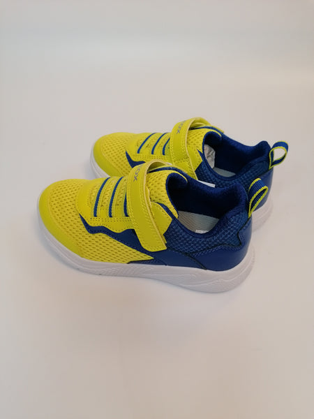 GEOX - SCARPA DA GINNASTICA BAMBINO VERDE ACIDO E BLUETTE SPRINTYE J25GBC