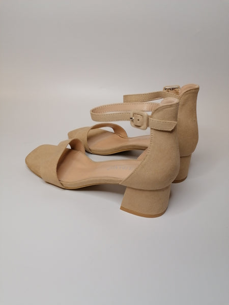 dalzoppo.it - SANDALO DONNA BEIGE CON TACCO 5 CM V1B