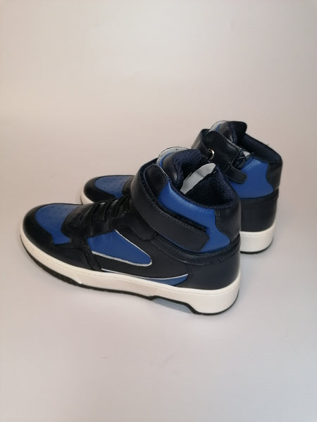 NERO GIARDINI - SNEAKERS A STIVALETTO DA RAGAZZO BLU E NERA I234300 I334530