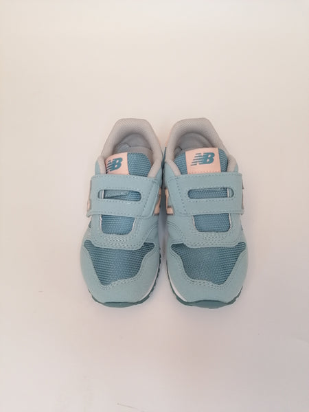 NEW BALANCE - SCARPA DA GINNASTICA BAMBINA 373 AZZURRA E ROSA JP2