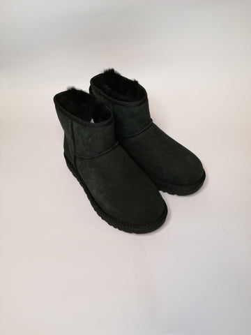 UGG - STIVALETTO CON PELO INTERNO CLASSIC MINI II NERO 1016222