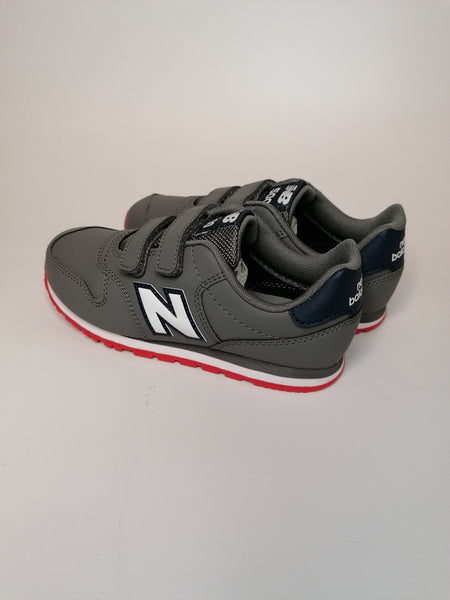 NEW BALANCE - SCARPA DA GINNASTICA GRIGIA PER BIMBO CON STRAPPI MODELLO 500 BA1