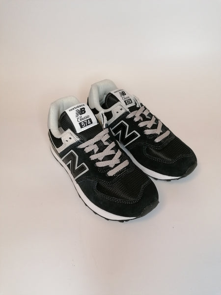 NEW BALANCE - SCARPE DA GINNASTICA 574 UNISEX NERE EVB