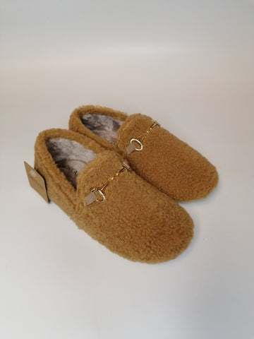 GRUNLAND - PANTOFOLA CUOIO CON MORSETTO PER DONNA PA1148 PA1170