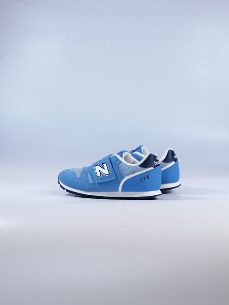 NEW BALANCE - SCARPA DA GINNASTICA PRIMI PASSI BAMBINO AZZURRO SCURO, BLU E BIANCA 373 XQ2